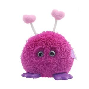 Pom Pom Pink and Purple Stuffed Creature Plush Toy